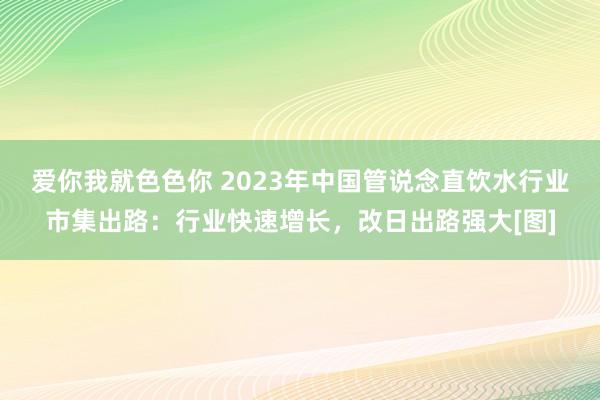 爱你我就色色你 2023年中国管说念直饮水行业市集出路：行业快速增长，改日出路强大[图]