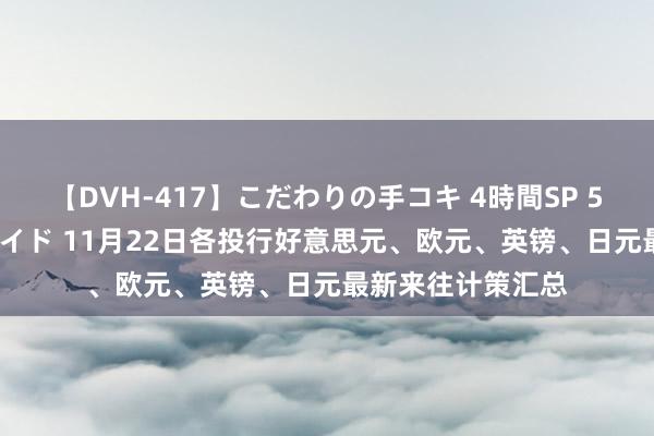 【DVH-417】こだわりの手コキ 4時間SP 5 30人のハンドメイド 11月22日各投行好意思元、欧元、英镑、日元最新来往计策汇总