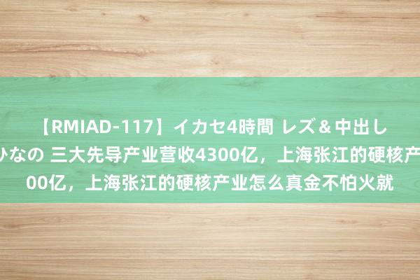 【RMIAD-117】イカセ4時間 レズ＆中出し 初解禁スペシャル ひなの 三大先导产业营收4300亿，上海张江的硬核产业怎么真金不怕火就