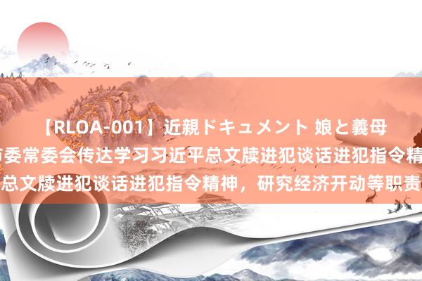 【RLOA-001】近親ドキュメント 娘と義母の禁じられた関係 上海市委常委会传达学习习近平总文牍进犯谈话进犯指令精神，研究经济开动等职责