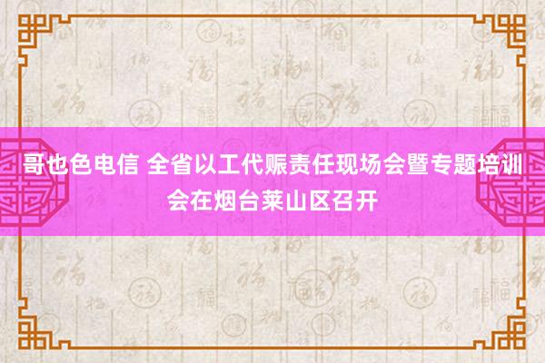 哥也色电信 全省以工代赈责任现场会暨专题培训会在烟台莱山区召开